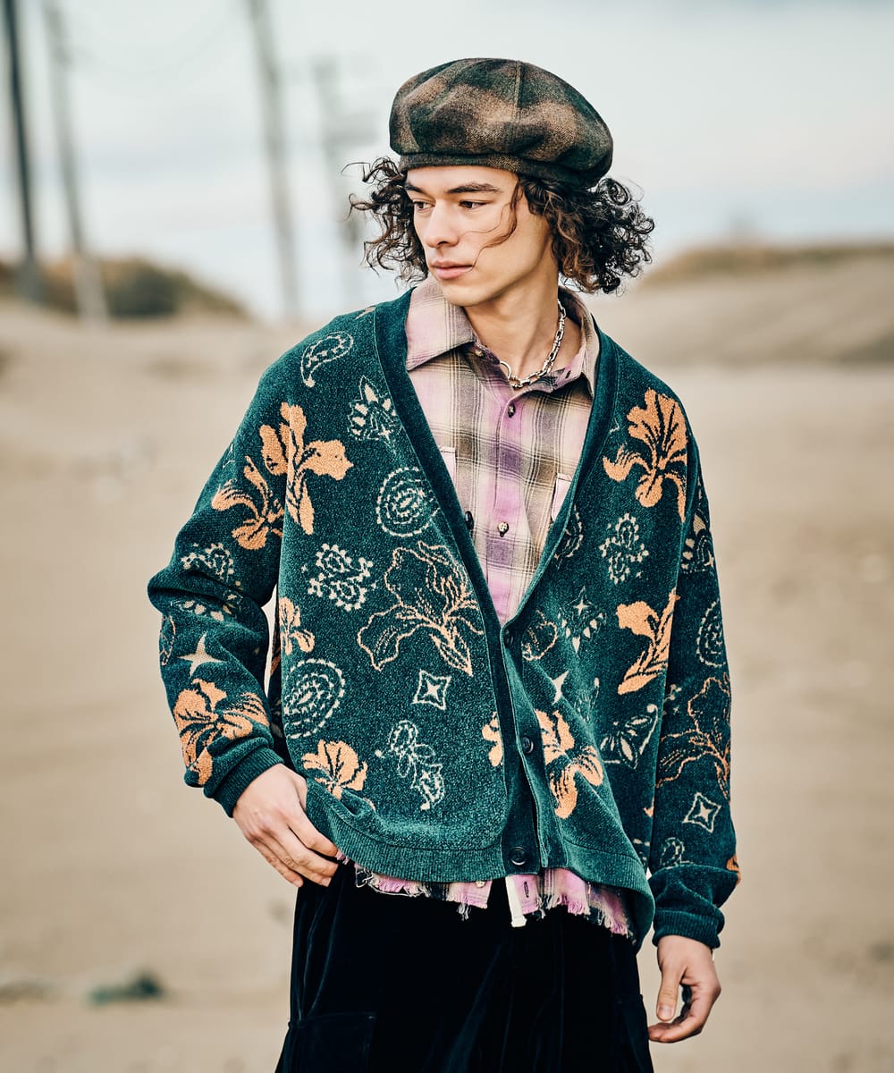 Paint Splash Check Shirt / ペイントスプラッシュチェックシャツ　glamb グラム｜fusion＆SUN
