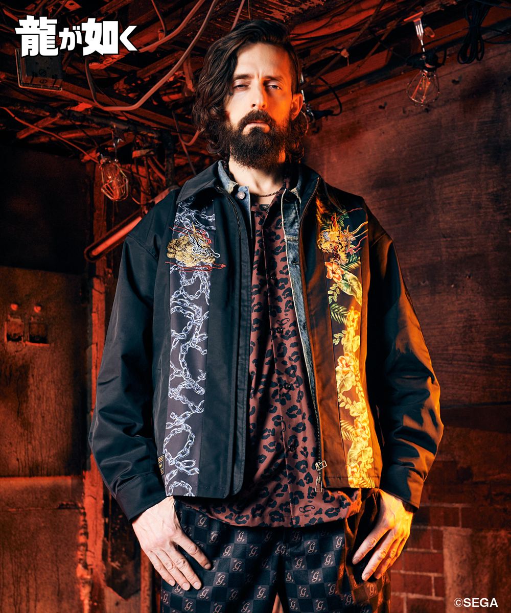 龍が如く 極３ / 龍が如く３外伝 Dark Ties　Kiryu vs Mine Jacket / キリュウバーサスミネジャケット　glamb グラム