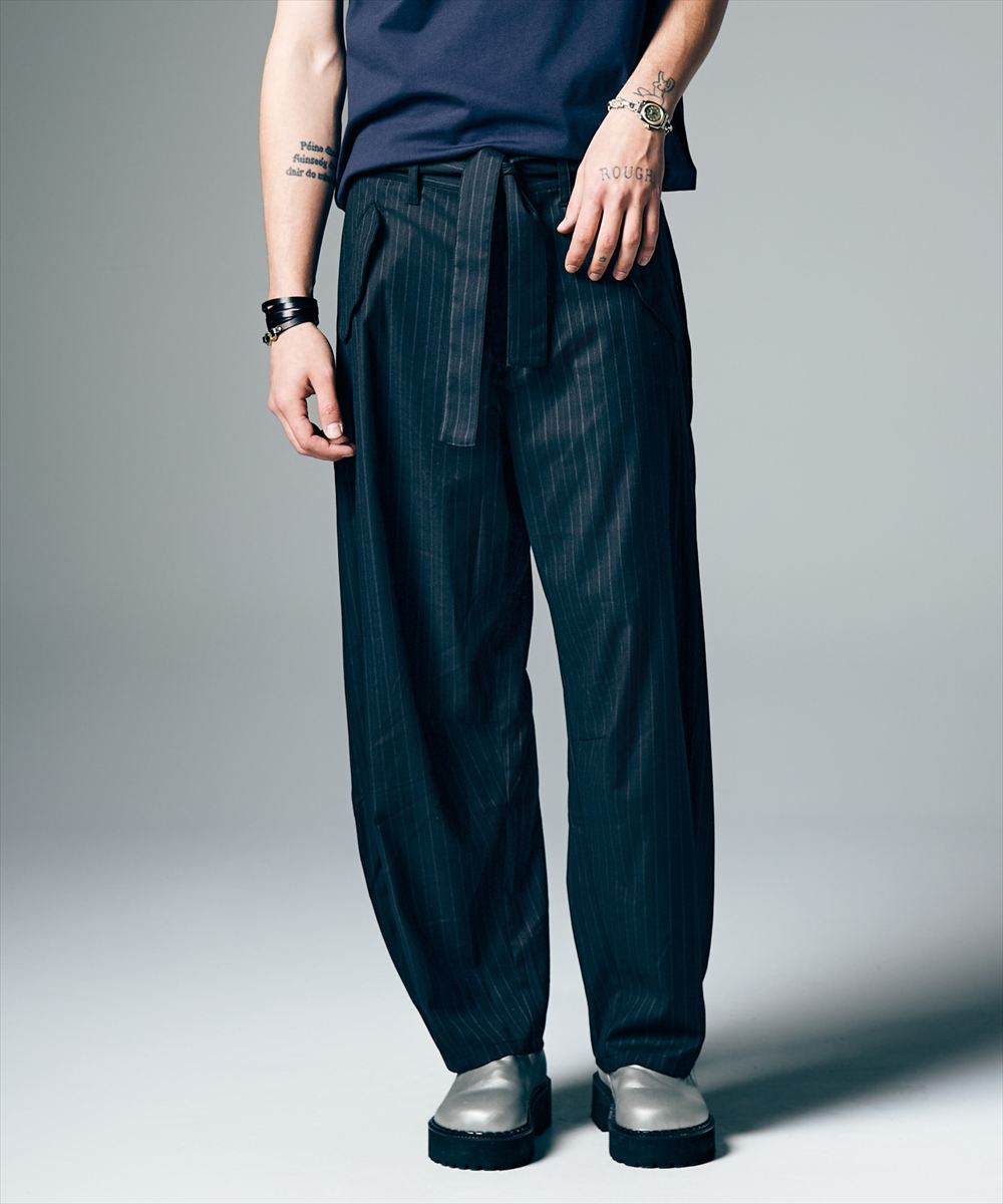 Barrel Belt Slacks / バレルベルトスラックス　glamb グラム｜fusion＆SUN