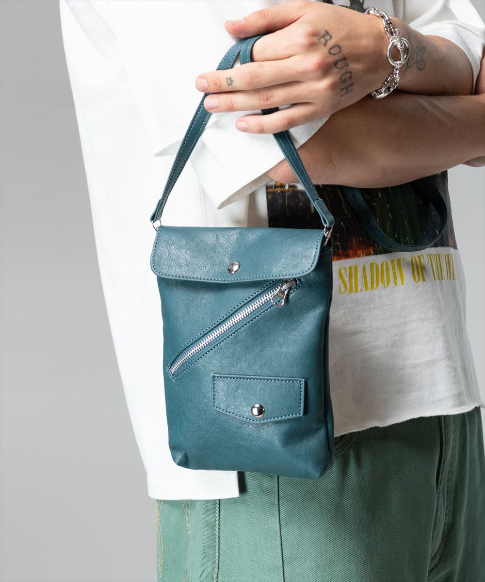Riders Sacoche Bag / ライダースサコッシュバッグ glamb 瓦 人並み外れた必要経費