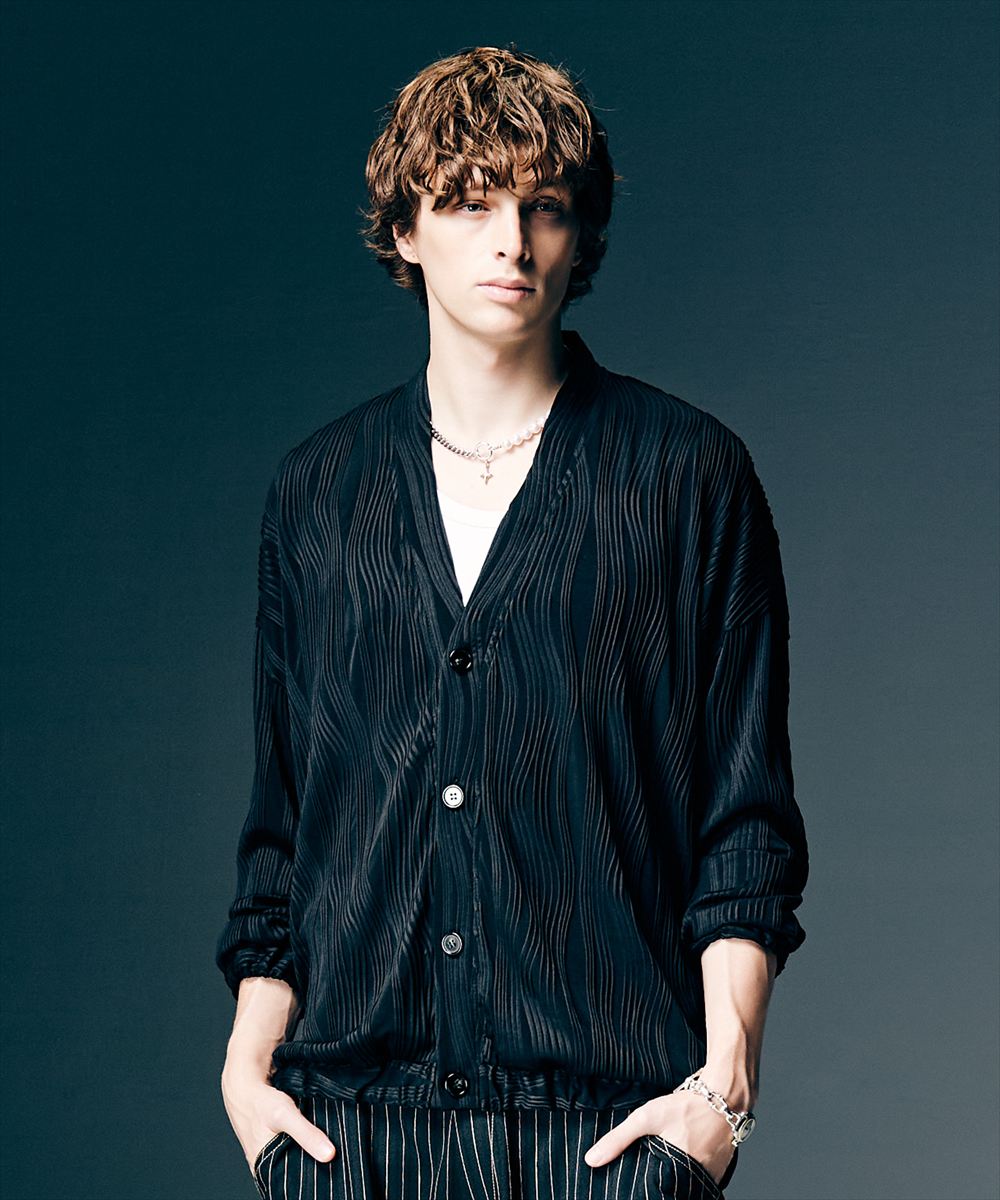 Willow Crepe Cardigan / ウィロークレープカーディガン　glamb グラム