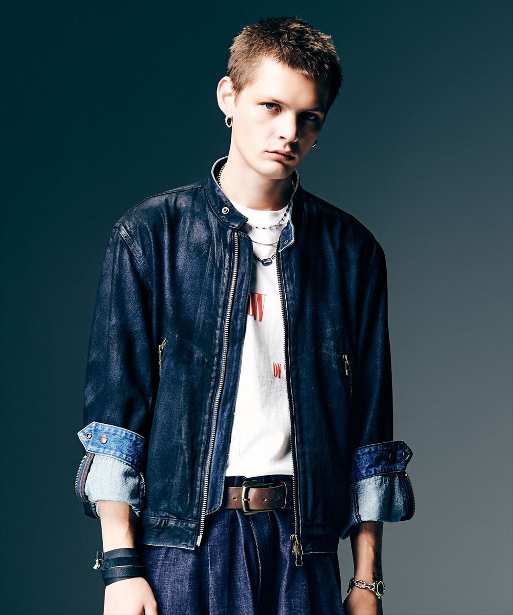 Denim Riders Jacket / デニムライダースジャケット　glamb グラム