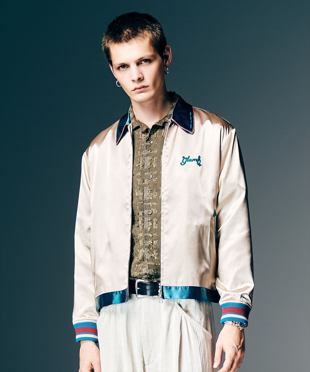 Short Satin Jacket / ショートサテンジャケット　glamb グラム