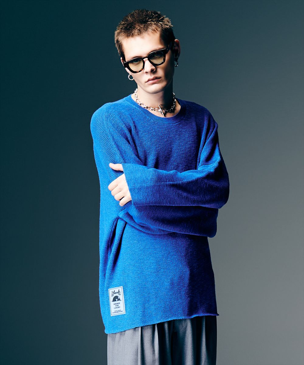 Rubber Tag Knit / ラバータグニット　glamb グラム 12,320円