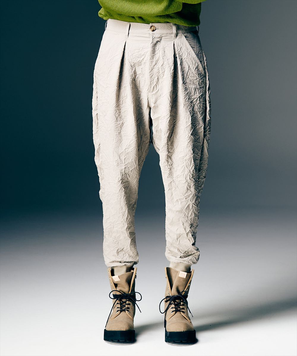 Crinkle Sarrouel Pants / クリンクルサルエルパンツ　glamb グラム