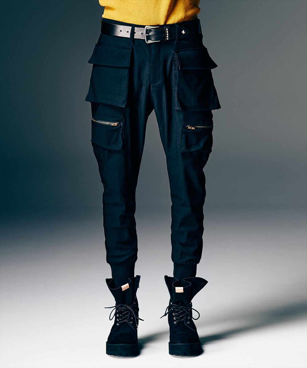 Rib Cargo Pants / リブカーゴパンツ　glamb グラム｜fusion＆SUN