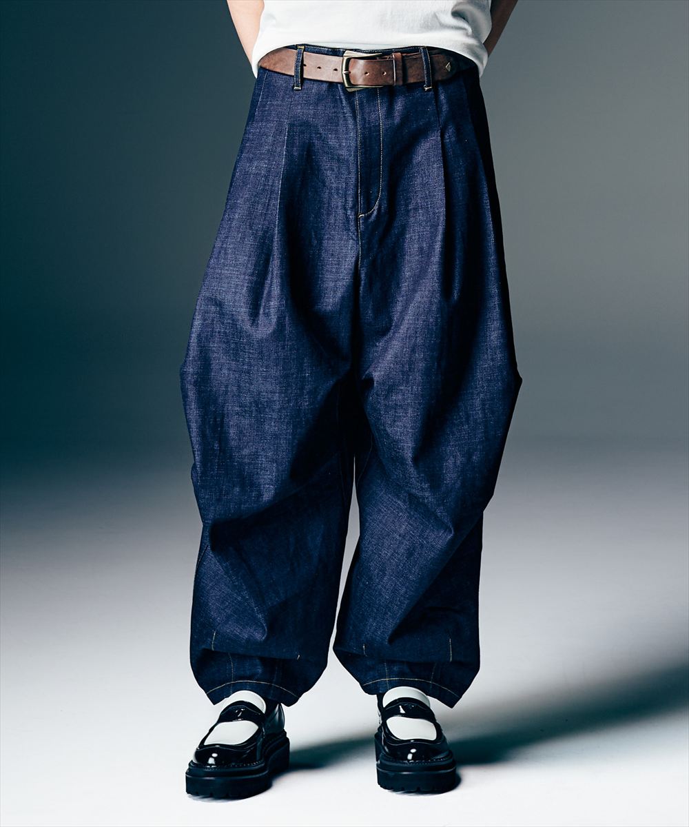 Crossover Tuck Pants / クロスオーバータックパンツ　glamb グラム