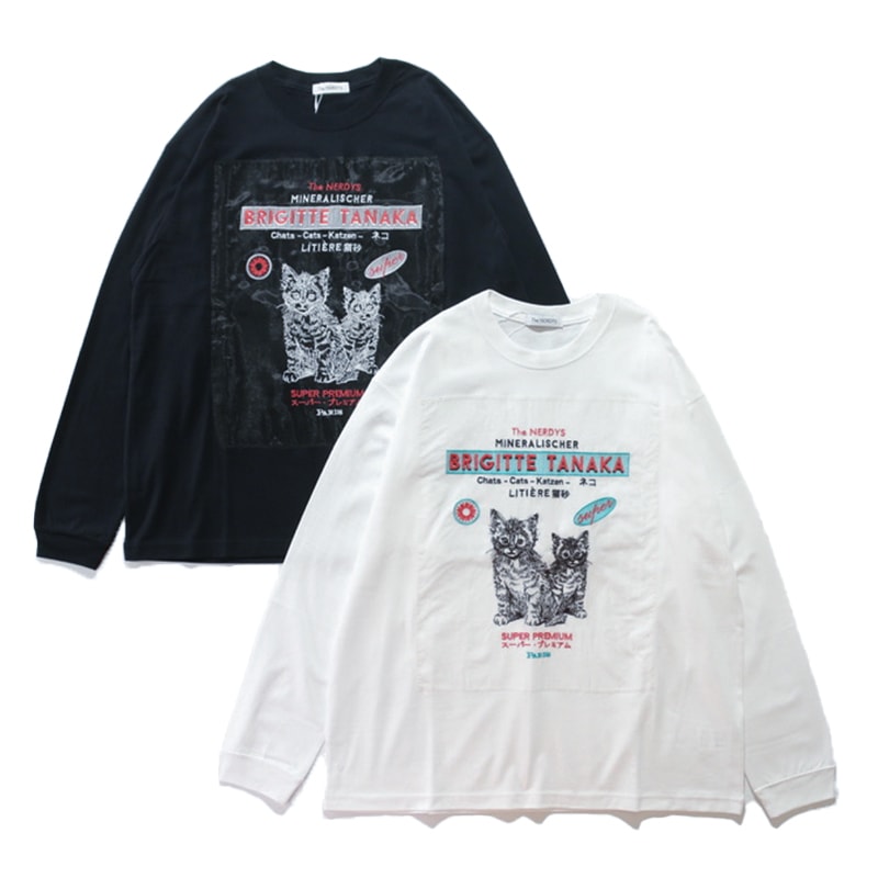 ブリジットタナカBrigitte Tanaka × The NERDYS The NERDYS / Brigitte Tanaka×The NERDYS JARDINERIE T-shirt