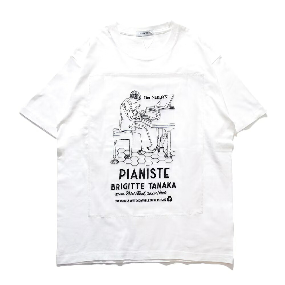 Brigitte Tanaka × The NERDYS PIANISTE S/S 2026 半袖Tシャツ|fusion&SUN
