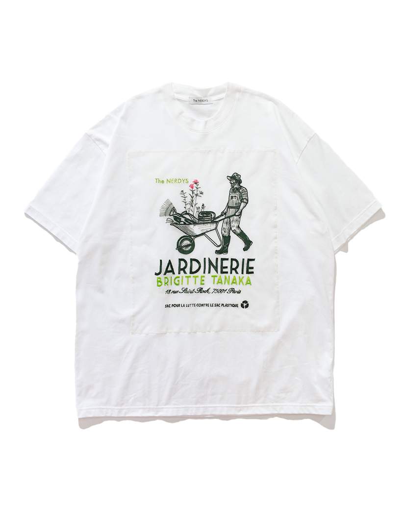 Brigitte Tanaka×The NERDYS JARDINERIE T-shirt