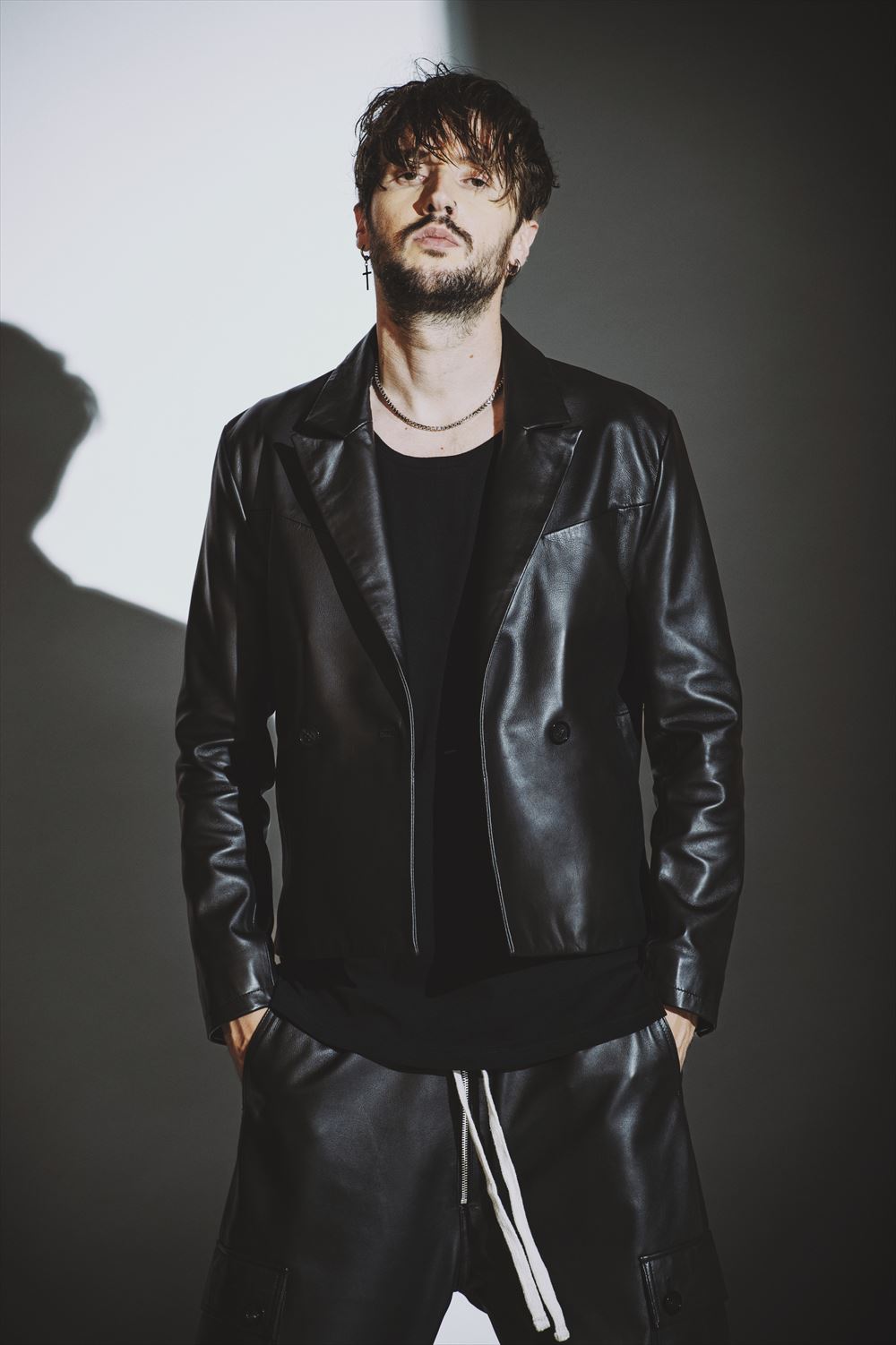 ノーアイディー　シープレザーシングルライダースJKT ライダースジャケット NO ID.（ノーアイディ）の「シープレザーシングルライダースJKT