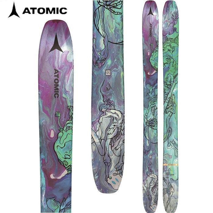 ATOMIC アトミック スキー板 22-23 120 板単品 CHETLER BENT モデル