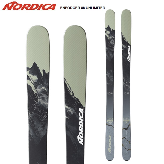 一番の Nordica ノルディカ スキー板 ENFORCER 88 UNLIMITED 板単品 22