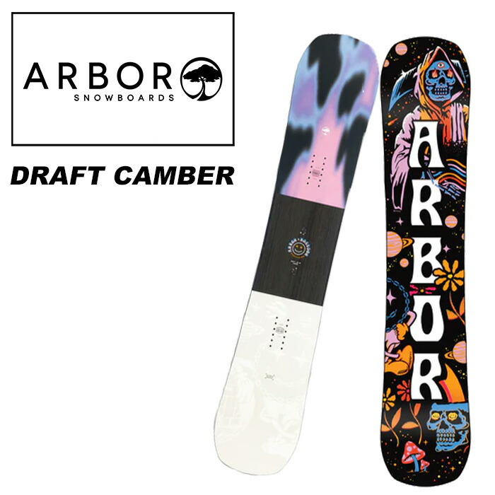 【楽天市場】ARBOR アーバー スノーボード 板 DRAFT CAMBER 2223 モデル ドラフト キャンバー：FUSO SKI