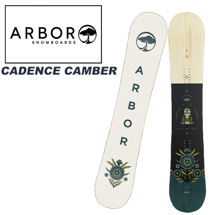 【楽天市場】ARBOR アーバー スノーボード 板 CADENCE CAMBER 2223 モデル ケイデンス キャンバー レディース