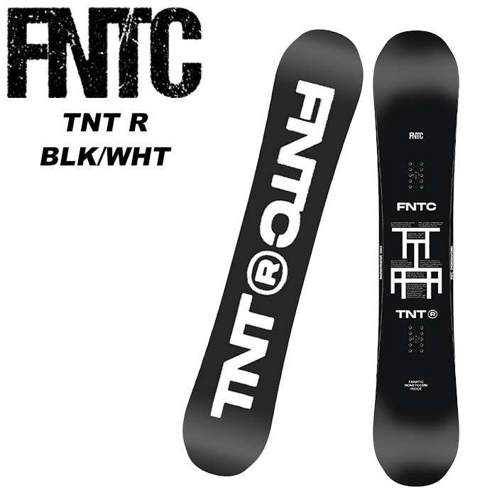 高品質】 FNTC エフエヌティーシー スノーボード 板 TNT R BLK WHT 22