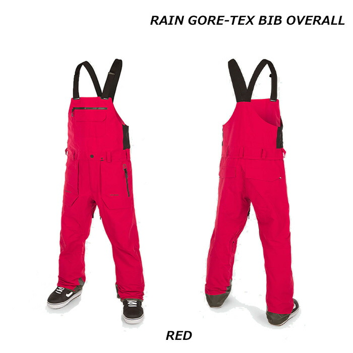 限定Ｗ特典付属 VOLCOM ボルコム RAIN GORE-TEX BIB OVERALL