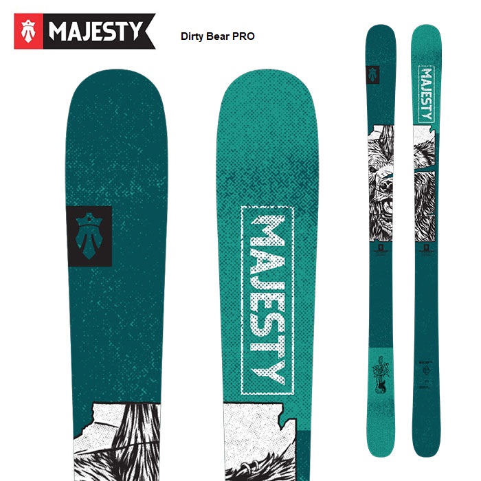 直営限定アウトレット Majesty マジェスティ スキー板 Dirty Bear PRO