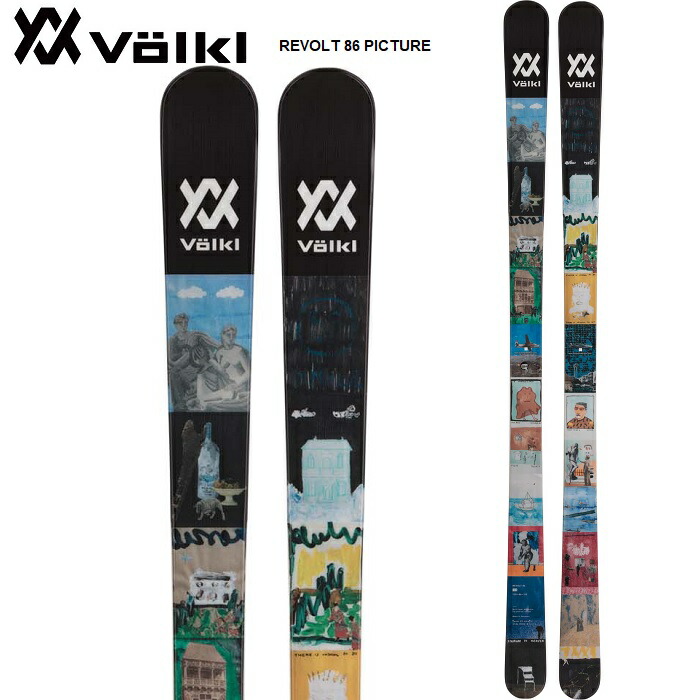 品質のいい Volkl フォルクル スキー板 REVOLT 86 PICTURE 板単品 22-23 モデル