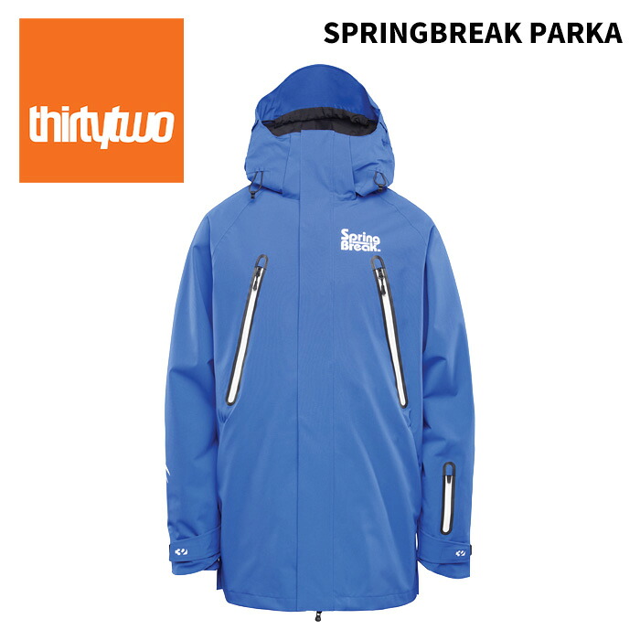 THIRTYTWO サーティーツー 御召しもの SPRINGBREAK PARKA 24-25(2025) 模範例 上衣