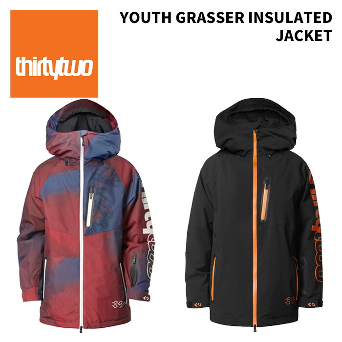 THIRTYTWO サーティーツー ウェア YOUTH GRASSER INSULATED JACKET 24-25(2025) モデル ジュニア ジャケット