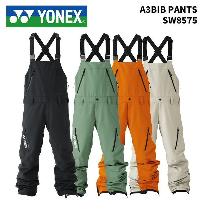 スノーボード YONEX A3 BIBPANTS S 楽天市場】24-25 YONEX A3 BIB PANTS ヨネックス スノーボード