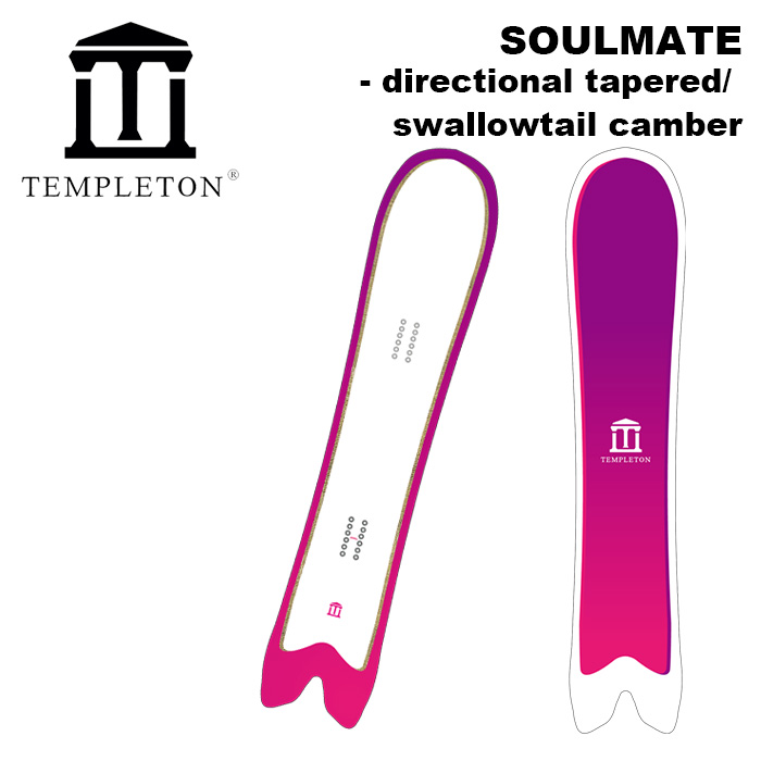 TEMPLETON テンプルトン スノーボード 板 SOULMATE 23-24 モデル