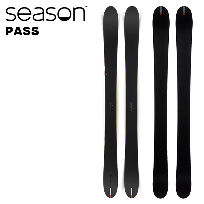 SEASON 時節 スキーの板板 PASS 板単品 24-25 模範例