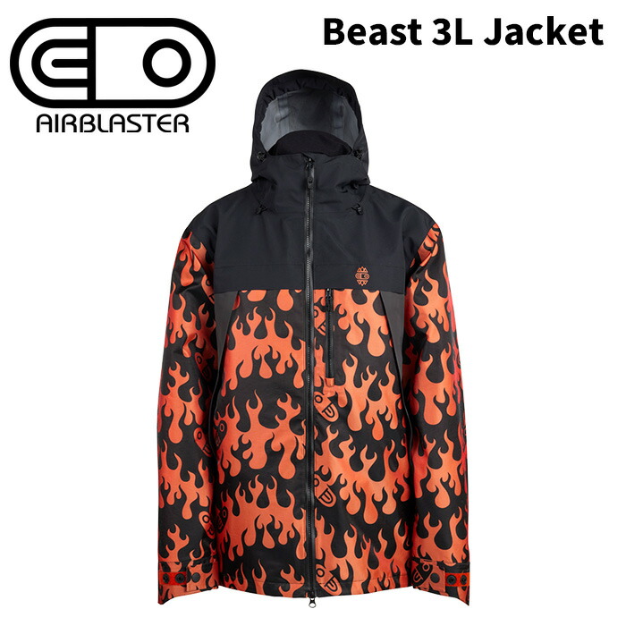 AIRBLASTER エアブラスター ウェア Beast 3L Jacket Flames 24-25(2025)モデル ジャケット