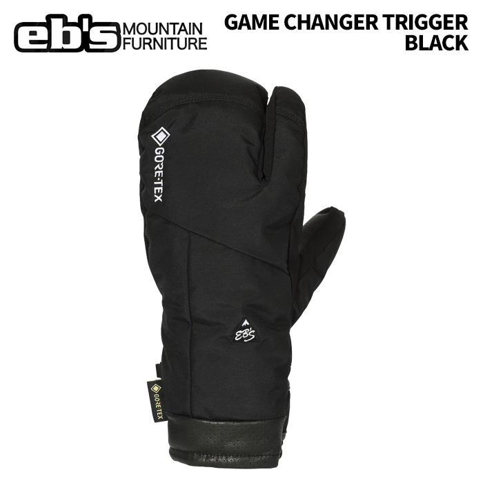 eb's エビス GAME CHANGER TRIGGER BLACK ゲームチェンジャー トリガーグローブ 25-26モデル｜FUSO SKI SNOWBOARD