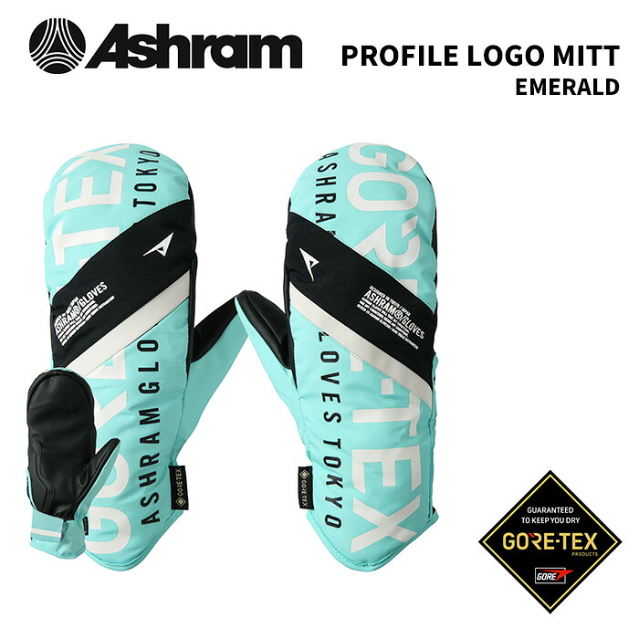 ASHRAM アシュラム 地球儀 PROFILE LOGO MITT EMERALD プロファイルロゴタイプ・ミトン ASRM24W08 24-25青写真