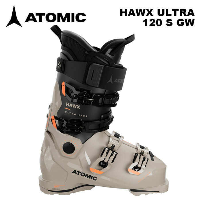 ATOMIC アトミック スキーブーツ HAWX ULTRA 120 S GW Cement/Black/Orange 24-25 モデル|FUSO SKI SNOWBOARD