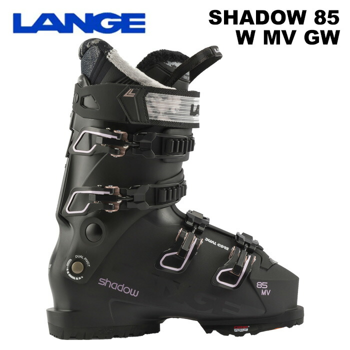 楽天市場】LANGE ラング スキーブーツ SHADOW 85 W MV GW_BLACK 24-25