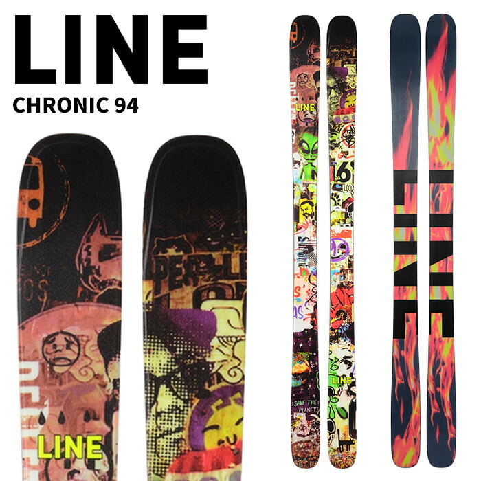 楽天市場】LINE ライン スキー板 CHRONIC 101 板単品 24-25
