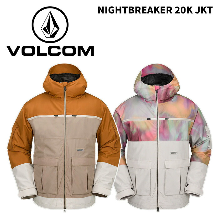 VOLCOM ボルコム 御召しもの NIGHTBREAKER 20K JKT 24-25(2025)模範例 上衣