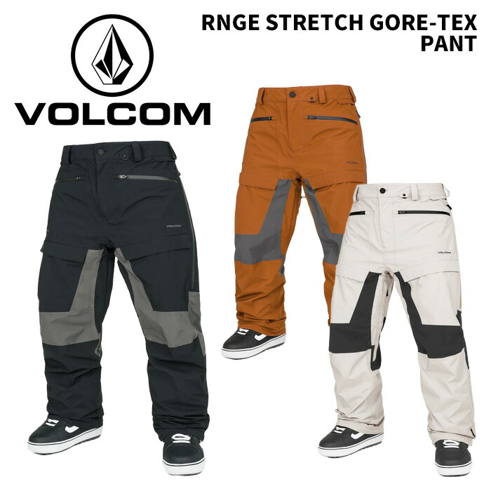 VOLCOM ボルコム お召しもの RNGE STRETCH GORE-TEX PANT 24-25(2025)青写真 ズボン下