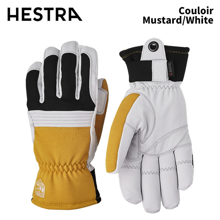 【3001970-460020】HESTRA ヘストラ グローブ Couloir Mustard/White 24-25 モデル