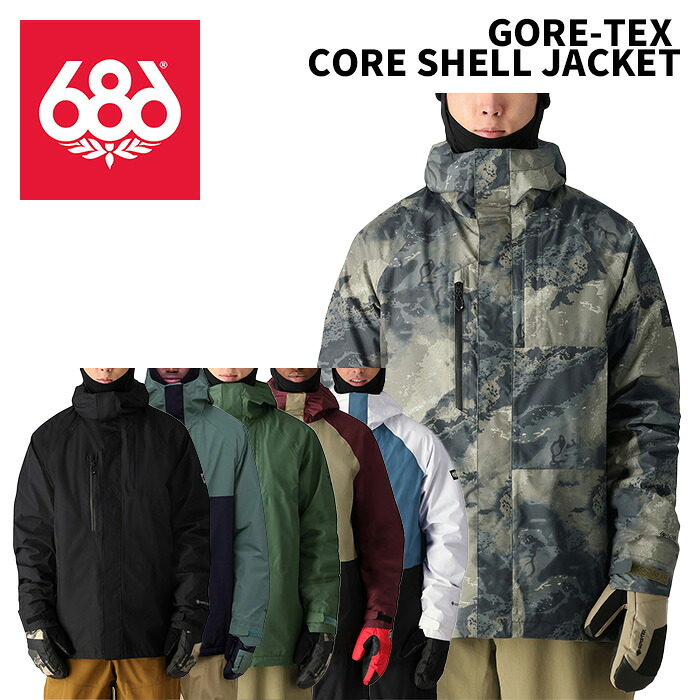 686 シックスエイトシックス 御召しもの GORE-TEX CORE SHELL JACKET 24-25(2025)模範例 上衣