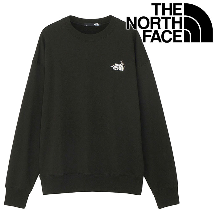 フォロー割 ノースフェイス スウェット トレーナーダメージ加工グレー