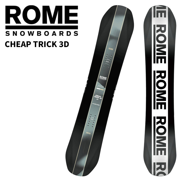 ROME ローム スノーボード 板 CHEAP TRICK 3D 25-26 モデル　チープトリック｜FUSO SKI SNOWBOARD