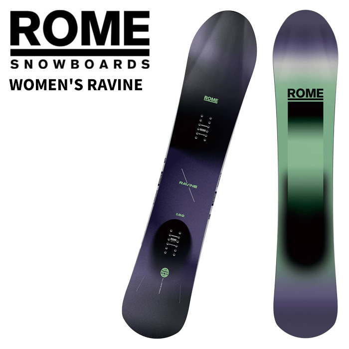 ROME ローム スノーボード 板 WOMEN'S RAVINE 25-26 モデル レディース