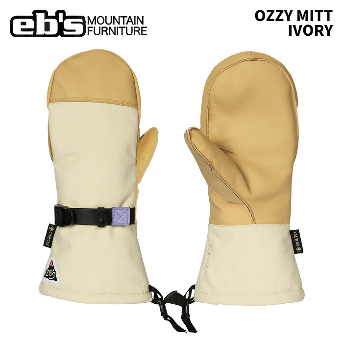 eb's エビス OZZY MIT IVORY オジーミット ミトングローブ 25-26モデル｜FUSO SKI SNOWBOARD