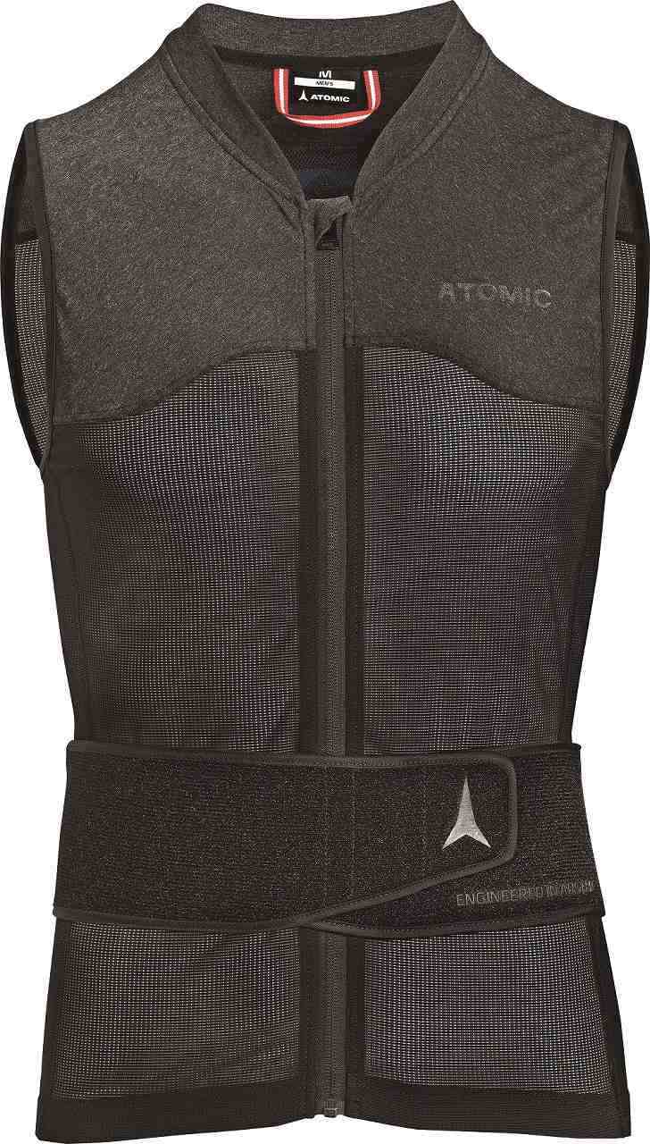 ATOMIC【24/25・LIVE SHIELD Vest AMID M/All Black】AN5205034 アトミック　ライブシールドベスト　プロテクター　背面　ベストタイプ