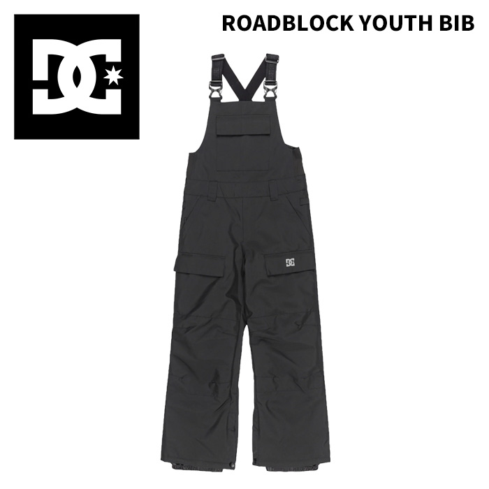 DC ディーシー ウェア ROADBLOCK YOUTH BIB【DPT253917】25-26(2026)モデル パンツ ジュニア|FUSO SKI SNOWBOARD