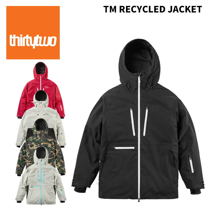 THIRTYTWO サーティーツー 御召しもの TM RECYCLED JACKET 25-26(2026)模範例 上衣