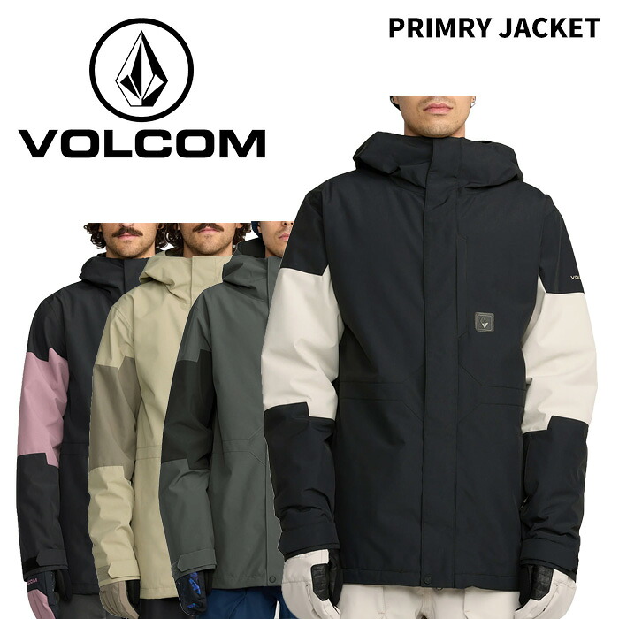 VOLCOM ボルコム 御召しもの PRIMRY JACKET 25-26(2026)模範例 上衣