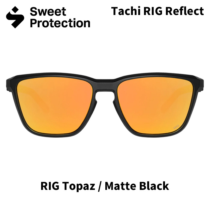 【060100】SWEET PROTECTION スウィートプロテクション サングラス Tachi RIG Reflect RIG Topaz/MatteBlack 25-26モデル