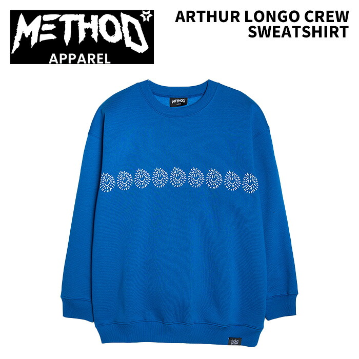 METHOD 遣りかた ARTHUR LONGO CREW SWEATSHIRT 調教師 25-26模範例