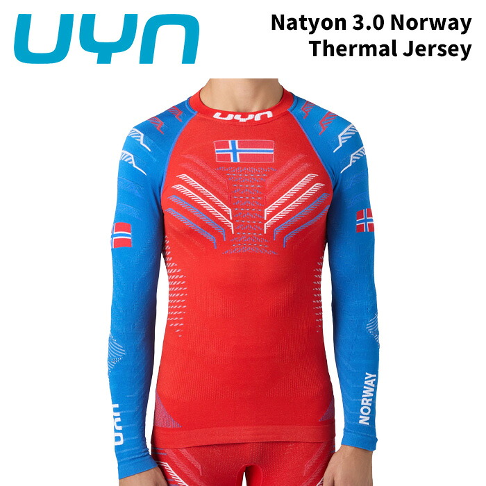 UYN U100402 ウィン ベースレイヤー プルオーバー Natyon 3.0 Norway Thermal Jersey 25-26青写真