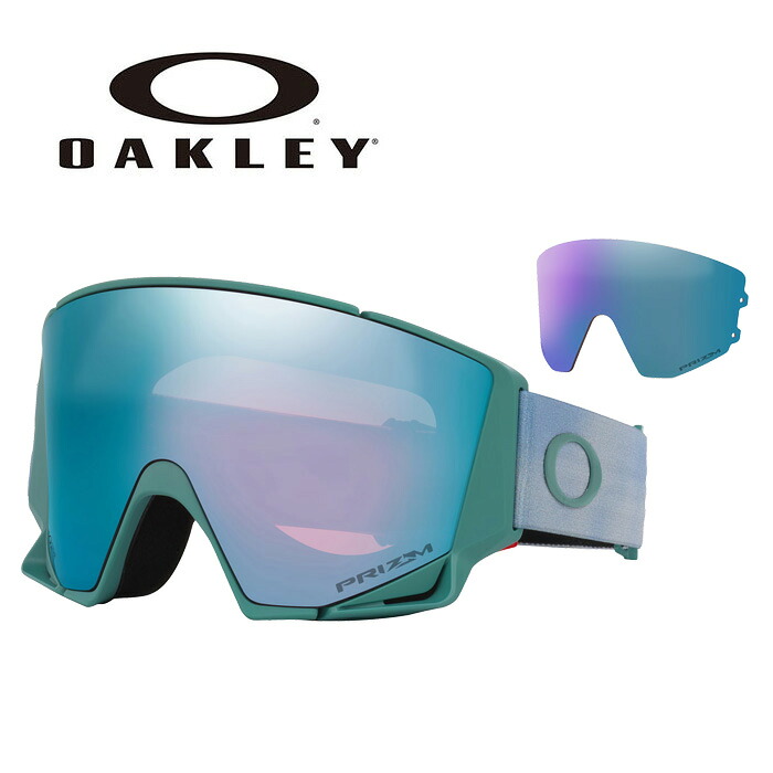 OAKLEY オーク材ロバート・エドワード・リー ゴーグル FLOW SCAPE M ASIA/PACIFIC HAZE/PRIZMSAPPHIRE IRID \u0026 PRIZM ICED OO7147A-17 25-26青写真